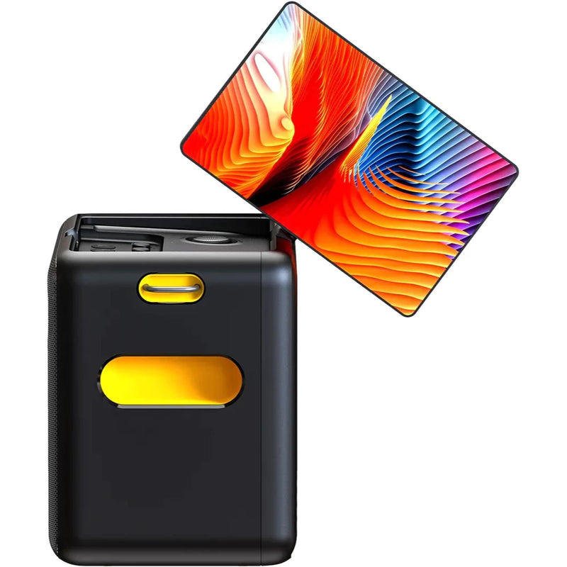 Caixa de som Karaokê JOOG X2 600W Tela 10,1" 2x Microfones sem fio + Brinde catálogo de musicas Karaokê